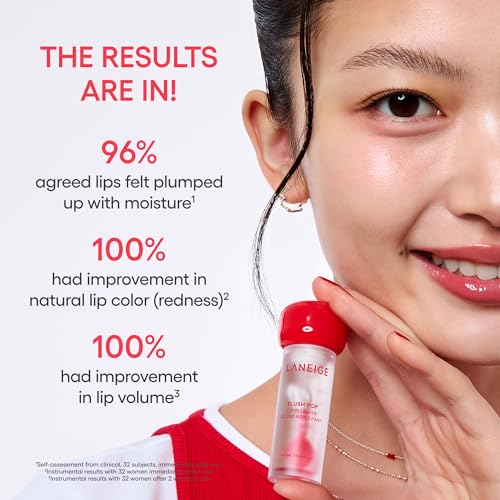 LANEIGE Flush Pop Peptide Lip Gloss - Plumping & Cooling