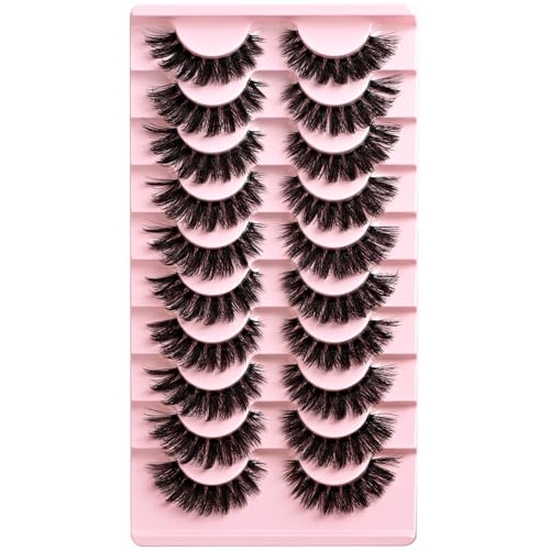 Wispy Cat Eye False Lashes - Natural Volume Faux Mink