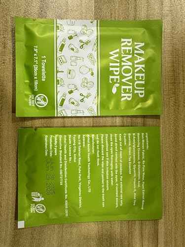 Makeup Remover Wipes Individually Wrapped, 200 Pcs Gentle Facial Cleansing Towelettes Alcohol Free, Perfect Travel Essential and Bachelorette, Wedding, Party Favor