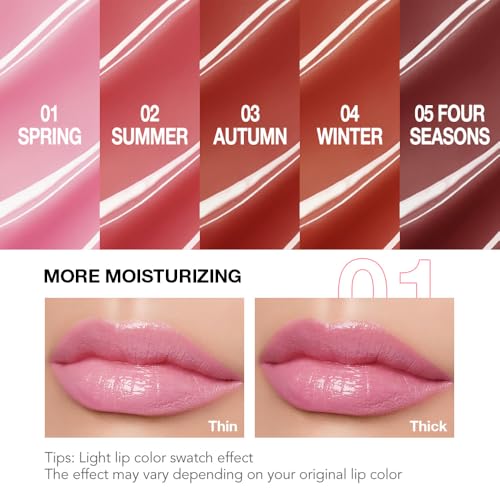 Tinted Lip Balm Duo - Moisturizing Sheer Hydrating Lip Color Set