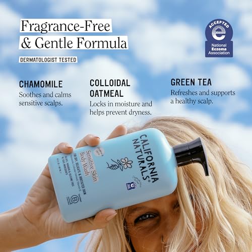 Gentle Body Wash for Sensitive Skin | Vegan & Fragrance-Free - 16.5 oz
