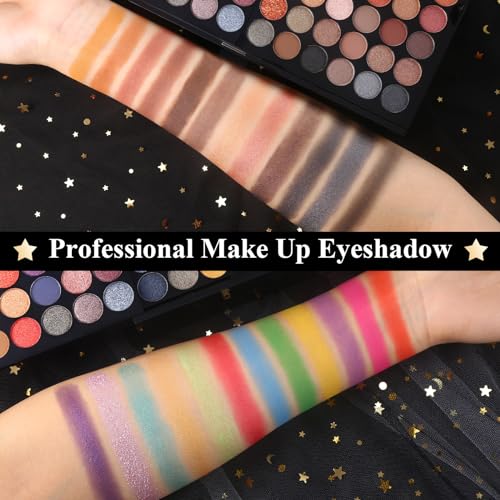 UCANBE All in One Makeup Kit - 144 Eyeshadows, Lip Gloss & Brushes