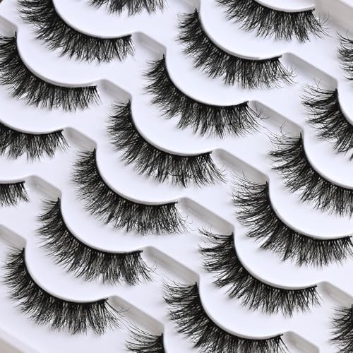 Wispy False Lashes 14 Pairs 9-14mm Mink Lash Pack
