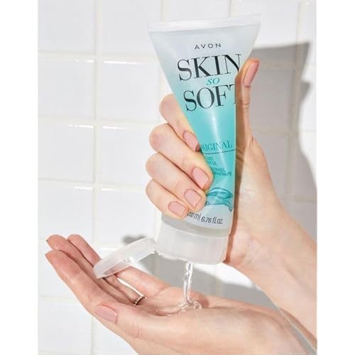Avon Skin So Soft Original Gelled Body Oil, 4 Pack ? Lightweight Moisturizing Body Oil with Silky Finish, Fresh Botanical Scent, 6.76 fl. oz. Each