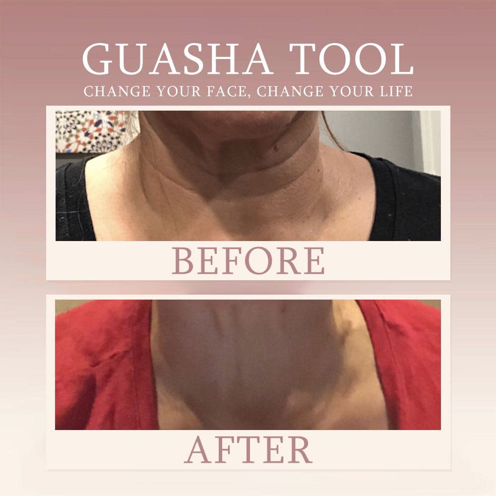 DEAYOKA Gua Sha Tool - Asian Beauty Secret (Silver)…