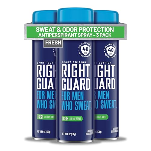 Right Guard Sport Antiperspirant Deodorant Spray 6oz 3-Pack