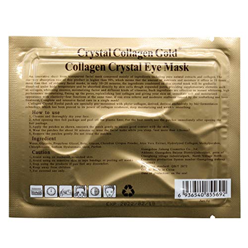 Jakuva Under Eye Patches 30 Pairs Collagen Eye Masks Eye Patches for Dark Circles and Puffy Eyes, Reduce Wrinkles, Gel Eye Mask Skincare for Moisturizing, Eye Bags Treatment, Pink