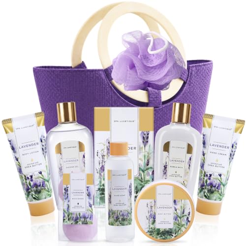 Spa Luxetique Lavender 10-Piece Gift Basket for Women