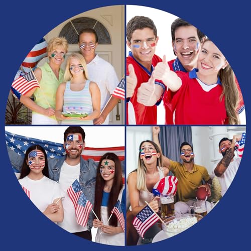 Face Paint Kit with Brushes - 3 Colors for Sports & Events