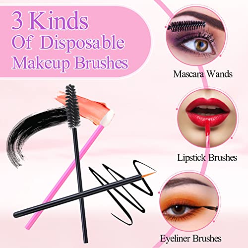 248 Pc Disposable Makeup Applicator Kit with Powder Puffs