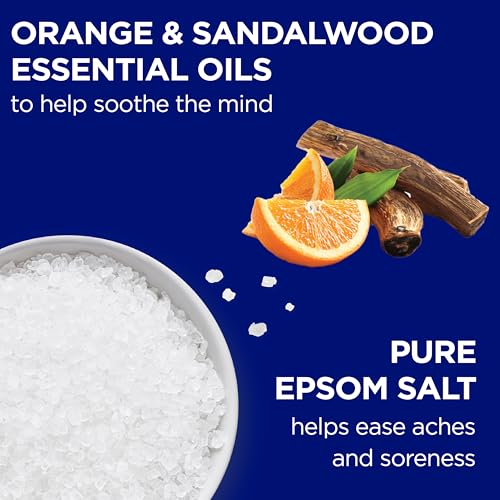 Epsom Salt Magnesium Soak with Essential Oils, 3 lbs - Snowy Night