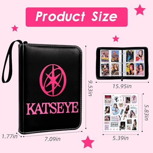 A5 Photocard Binder 400 Card Slots PU Leather 50-Page Album