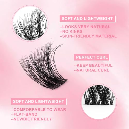 Lash Clusters DIY Kit 10-16mm with Bond, Remover & Tweezers