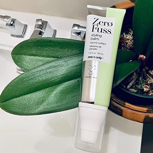 One 'N Only Zero Fuss Styling Balm, Lightweight with All Day Flexibility, For Hair Types, Enhances Natural Shape, Texture, Wave, and Curl, Adds Smoothness Shine, 4.5 Fl. Oz (Pack of 2)