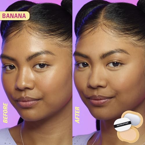 Revolution Powder Pops Instant Blur Setting Powder - Banana