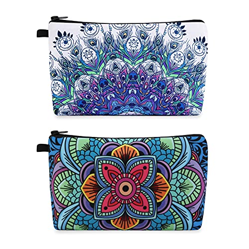 MAGEFY Travel Makeup Bag 2-Pack Waterproof Cosmetic Pouch