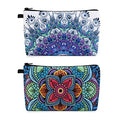 MAGEFY Travel Makeup Bag 2-Pack Waterproof Cosmetic Pouch