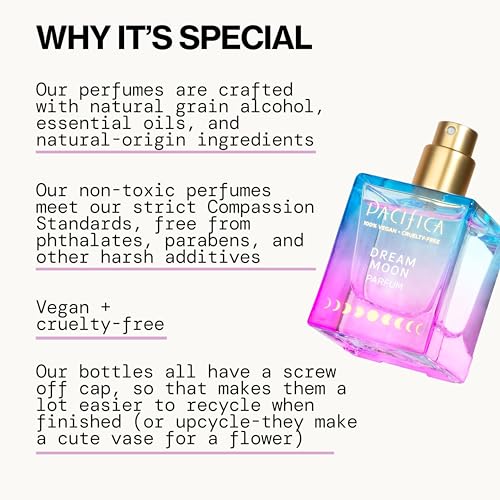 Pacifica Dream Moon Womens Spray Perfume 1 fl oz – Floral Woody