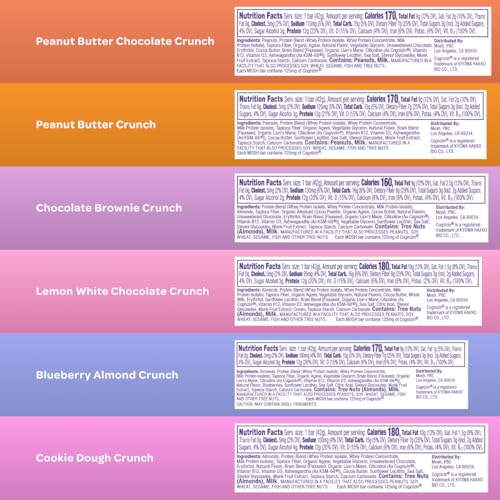 MOSH Keto Protein Bars Variety Pack - Vegan, Low Carb, High Protein