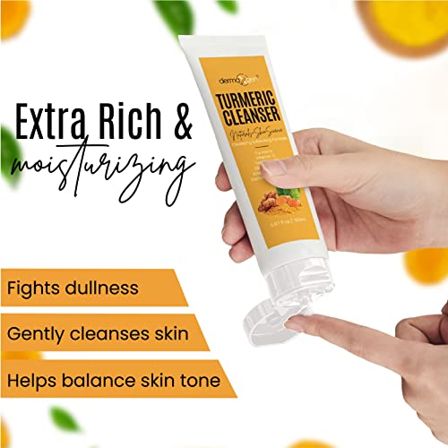 Turmeric Facial Cleanser – Natural Anti-Aging Face Wash for Glowing Skin