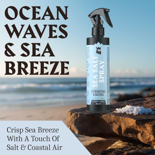 Striking Viking Sea Salt Spray – Beachy Waves & Volume, 6.76 oz