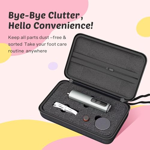 9-Speed Electric Foot Callus Remover with Nano Glass Disc