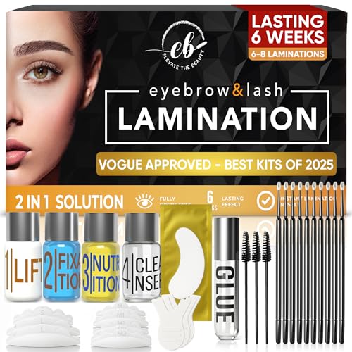 Lash & Brow Lamination Kit | 2-in-1 Lift System, 8 Weeks