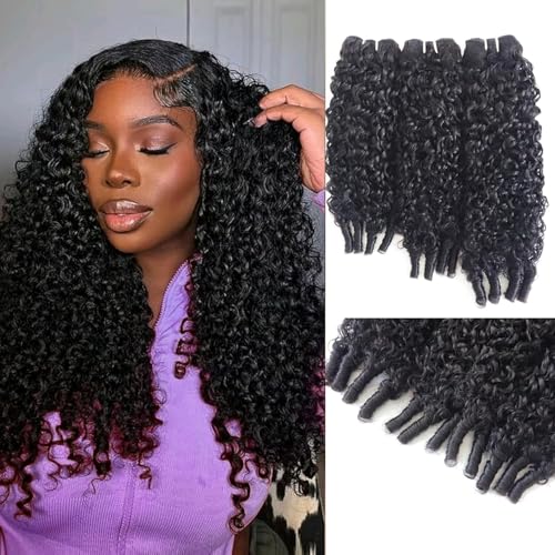 Burmese Curly Human Hair Bundles 20 22 24 Inch