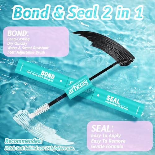 Manga Lash Clusters Kit 8-16mm C Curl with Bond, Seal & Remover
