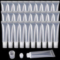 100 Pcs 10ml Clear Empty Lip Gloss Tubes Refillable