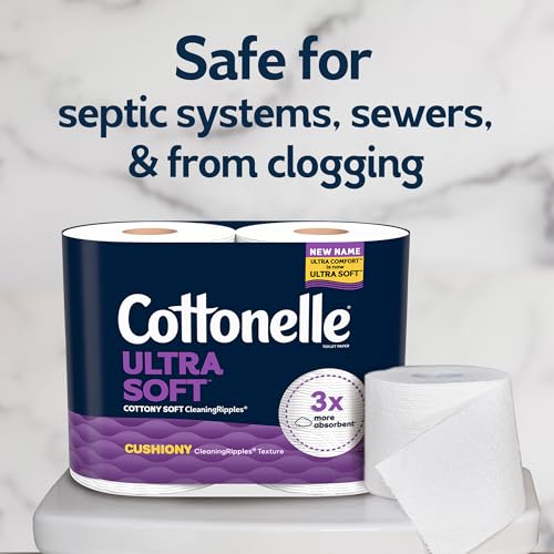 Cottonelle Ultra Soft Toilet Paper - 24 Family Mega Rolls