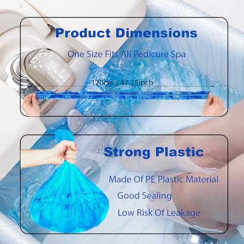 Disposable Pedicure Spa Chair Liners, 120cm, 50pcs