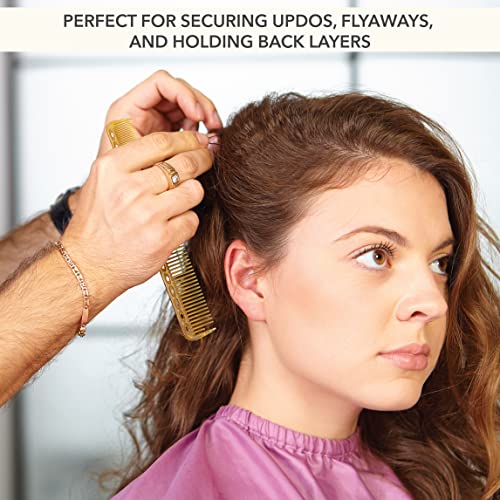 ForPro Professional Bobby Pins 400-Count Black 2" Ball-Tipped