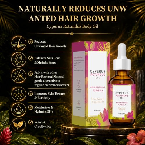 Cyperus Rotundus Oil for Hair Removal - 100% Pure Moisturizing Oil