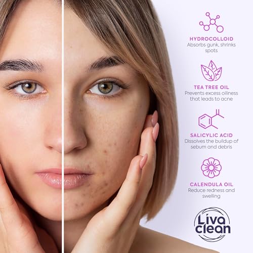 LivaClean 330 Hydrocolloid Pimple Patches with Salicylic Acid