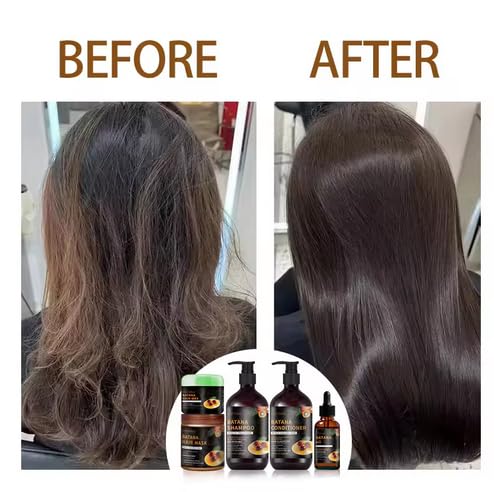 Batana Oil Hair Growth 5-Piece Kit with Shampoo, Conditioner & Mask