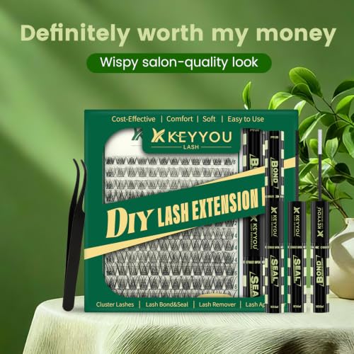Lash Clusters Kit 120pcs Thick Volume DIY Eyelash Extensions