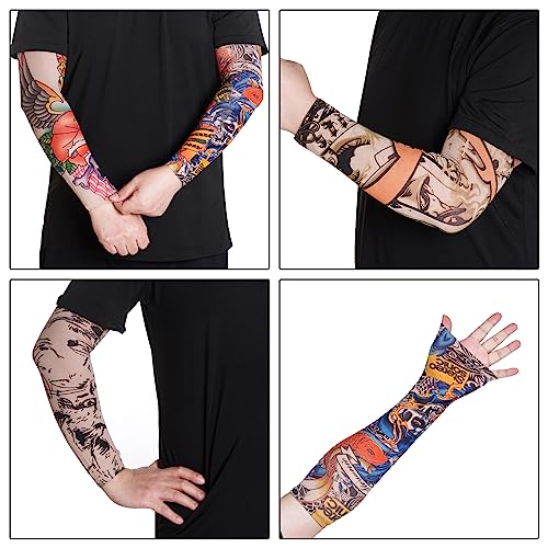 HOVEOX Temporary Tattoo Arm Sleeves - 20 Piece Set