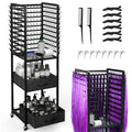 Yumkfoi 300 Peg Braiding Rack with Drawers & 16 Accessories