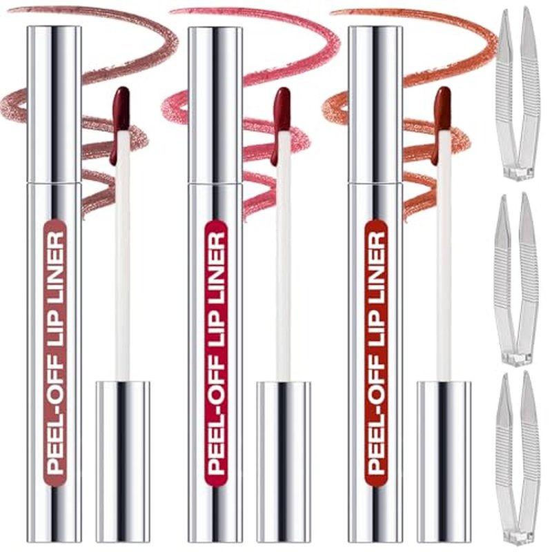 KIMIEYE Peel Off Lip Liner Stain Set - Long Lasting Waterproof Tint