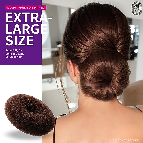 Teenitor Donut Hair Bun Maker Set - 7 Rings with Pins & Bands