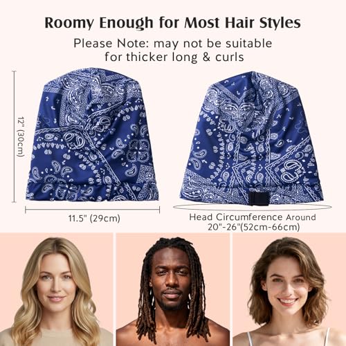 YFONG Mulberry Silk Hair Bonnet for Sleeping - Adjustable & Luxurious