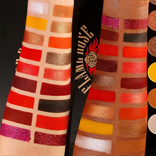Afflano Red Eyeshadow Palette - 18 Pigmented Shades