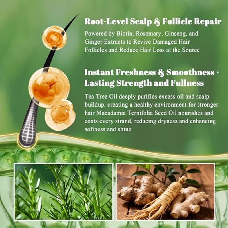 Rosemary Amino Acid Shampoo for Hair Growth & Thinning Hair