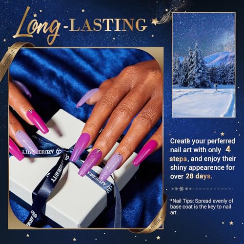AZUREBEAUTY 20 Colors Dip Powder Nail Starter Kit with Liquids & Tools