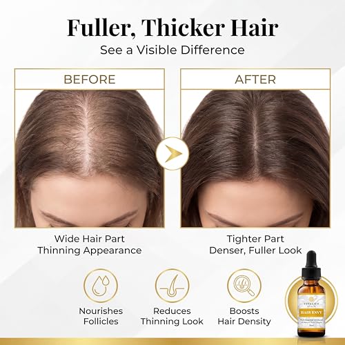Vitality Hair Envy Natural Hair Growth Serum - 100% Pure Oils