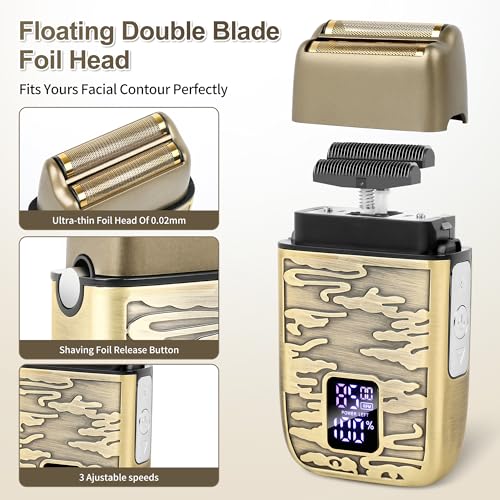 IsoLytrin Electric Foil Shaver & T-Blade Beard Trimmer Set