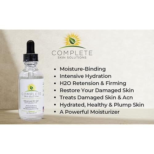 Advanced B5 Hydrating Gel With Hyaluronic Acid-2 oz Moisturizing & Hydrating Face Serum For Skin Rejuvenation?Nutritious Natural Formula With Firming, Plumping & Healing Properties