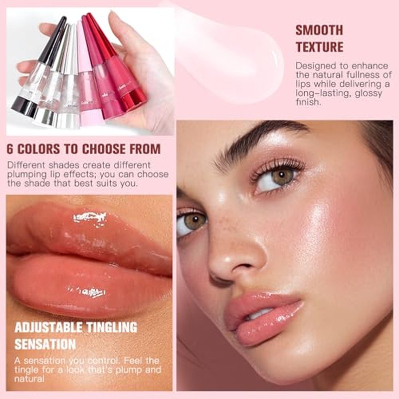 BAISEN DIARY Lip Plumping Oil - Ultra-Hydrating Glossy Finish