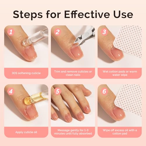 MelodySusie 2-Piece Cuticle Care Kit - Cuticle Oil & Remover Set (25ml)